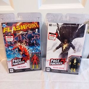 Dc comics flashpoint and black Adam lot of 2 new.